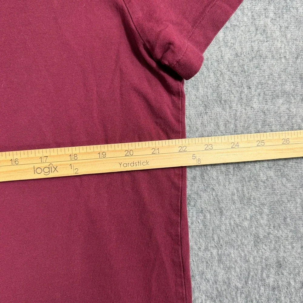 Polo Ralph Lauren T-Shirt Mens XL Maroon Short Sleeve Crew Neck Pony Logo Tee